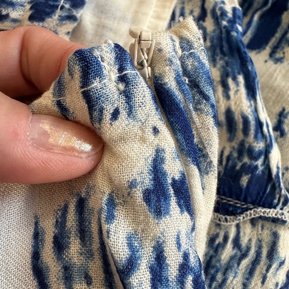 RAGA Blue and White Patterned Mini Skirt - Picture 8 of 10